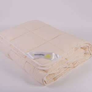 Green Concept NAT. paplan 140x200 cm, made from cotton and recycled polyester, breathable and absorbent - Concept