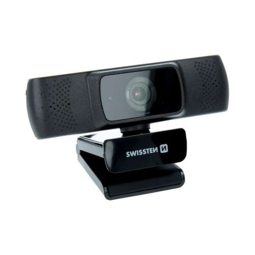 Swissten Full HD 1080p webcam with built-in microphone