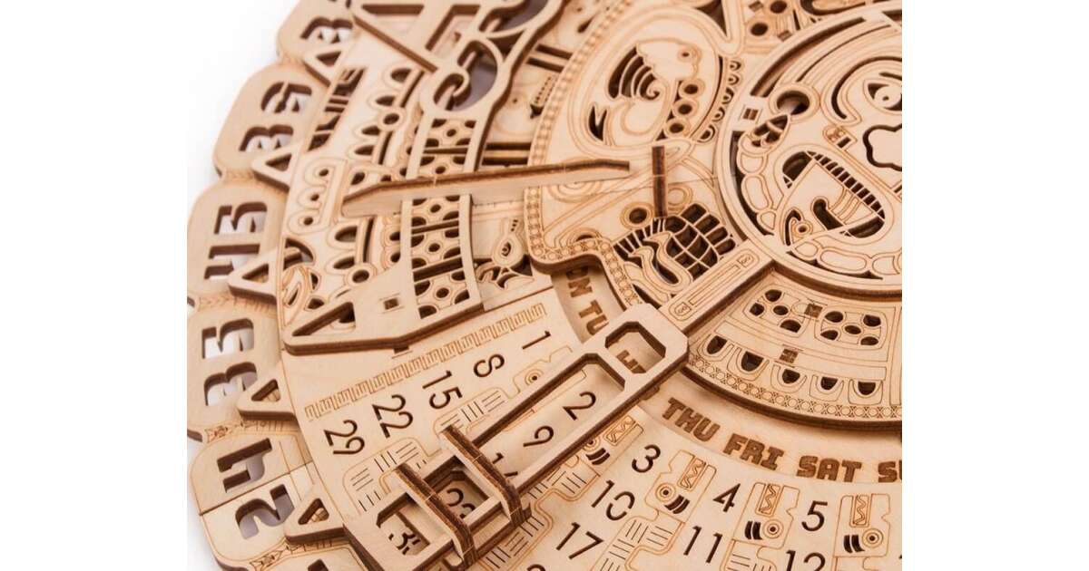 Mayan Calendar Wood Model Kit ️ WoodTrick