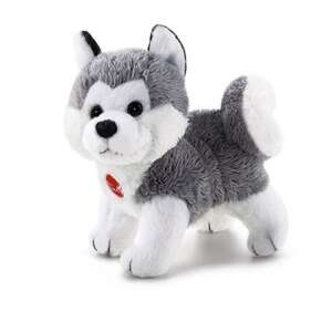 Plush Husky, Trudi. Plush Dog, Trudi. Siberian Husky Plush Puppy. Trudi  Plushies. Trudi Plush Dog Husky 