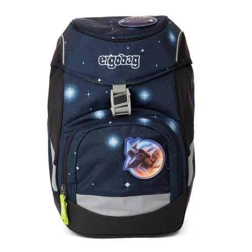 Ergobag Prime Galaxy Atmosbear Iskolatáska - Űrhajó #fekete 30826496