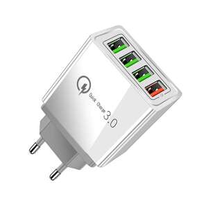 Quick Charge 3.0 4-port USB wall charger adapter - Network Adapter