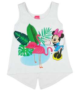 Disney nyári Trikó - Minnie Mouse #fehér - 116-os méret 30826749 "Minnie"  Gyerek trikó, atléta