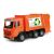 Lena Mercedes orange garbage truck toy, side view