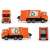 Lena Mercedes-Benz Arocs garbage truck with lifting mechanism, orange, 52cm
