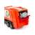 Lena Mercedes-Benz Arocs garbage truck with lifting mechanism and garbage bin, close-up, orange, 52cm