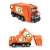 Lena Mercedes-Benz Arocs garbage truck with lifting mechanism, orange, 52cm