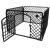 Purlov Iso Black Dog Kennel 90x90x60cm isolated