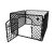 Big Dog Kennel 90x90x60cm #black 129965525
