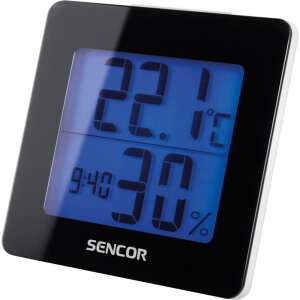 Sencor SWS 1500 B digitaler Wecker mit Thermometer und Hygrometer - Sencor