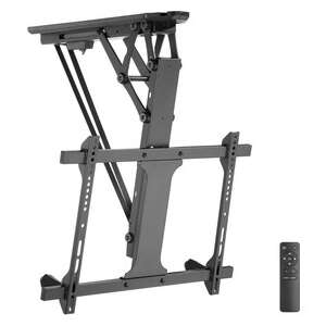 Steel SHO 8101 motorized ceiling mount for TV, black, with remote control - TV Stand and Wall Mount