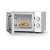 Sencor SMW 1918WH microwave oven, white, pasta being taken out
