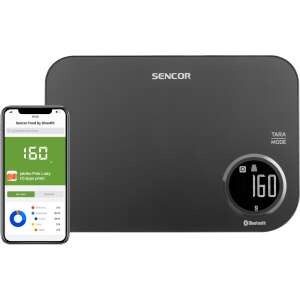 Sencor SKS 7078BK okos konyhai mérleg Bluetooth kapcsolattal és Sencor Food alkalmazással Android és iOS rendszerhez - Sencor