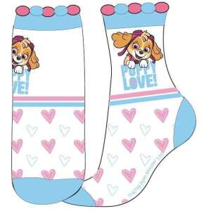 Nickelodeon Mancs Őrjárat 'Puppy Love' zokni lányoknak, Skye-val, fehér rózsaszín és kék díszítéssel, zokni pár - Nickelodeon