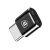 Adapter Baseus, Micro USB na USB Type-C, czarny 46532119