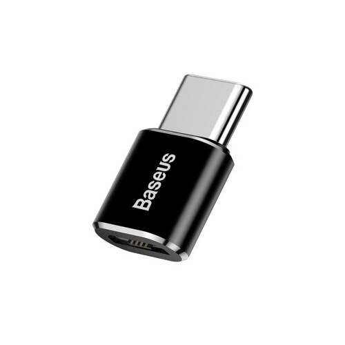 Baseus Micro USB to USB-C adapter, black