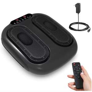 SmileHOME by Pepita Shiatsu Shiatsu Aparat de masaj electric pentru picioare cu acupresiune cu 10 niveluri de intensitate, afișaj LCD și cronometru #black