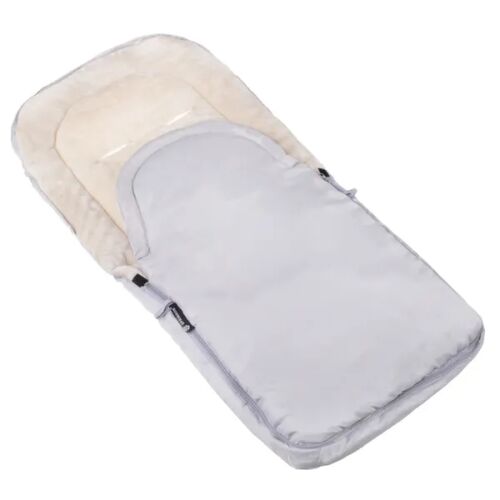 Springos wasserdichter Fußsack mit Wollfutter 90cm #grau