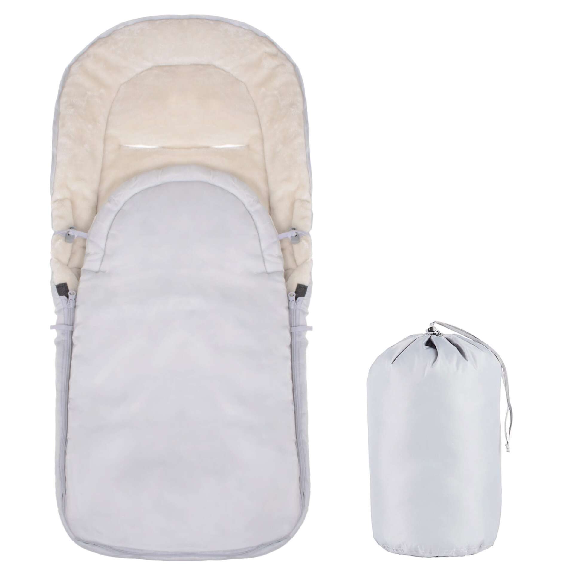 Springos Babakocsi Bundazsák - Gyapjú Bélés - 90cm