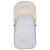 Springos Babyfußsack für Kinderwagen, grau und beige