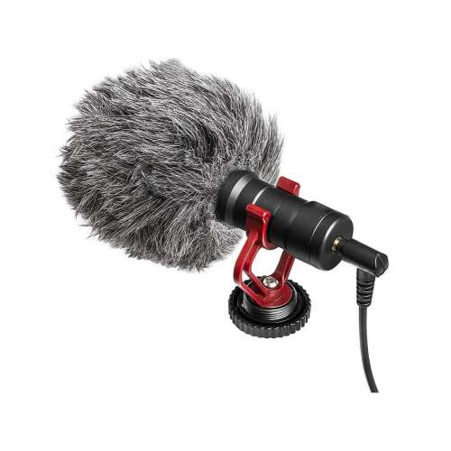 Univerzális Kardioid Kondenzátor Mikrofon, TRS és TRRS csatlakozóval, vlogging, interjú, élő közvetítés, videofelvételhez, fekete 46550846