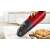 Bosch cordless stick vacuum cleaner, red, handheld mode, cleaning a table