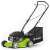 Cositoare pe benzină Fieldmann FZR 4003-79BH, verde și negru, vedere din față