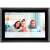 Sencor SDF 1091 B WIFI digital photo frame displaying a family photo