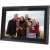 Sencor SDF 1091 B WIFI digital photo frame displaying a family photo