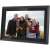 Sencor SDF 1091 B WIFI digital photo frame displaying a family photo