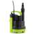 Fieldmann FVC 5015-EK submersible pump, green and black, side view