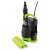 Fieldmann FVC 5015-EK submersible pump, green and black, side view with float switch