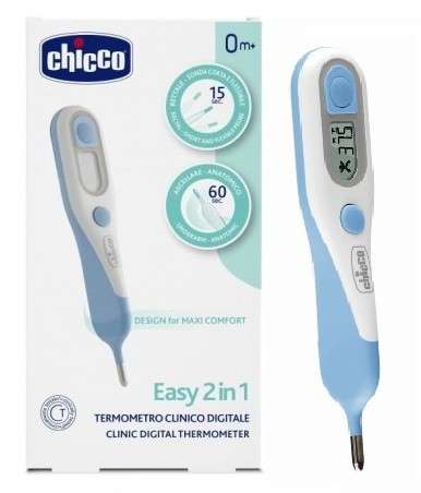 Chicco Easy 2in1 lázjelző Hőmérő #kék 30831082