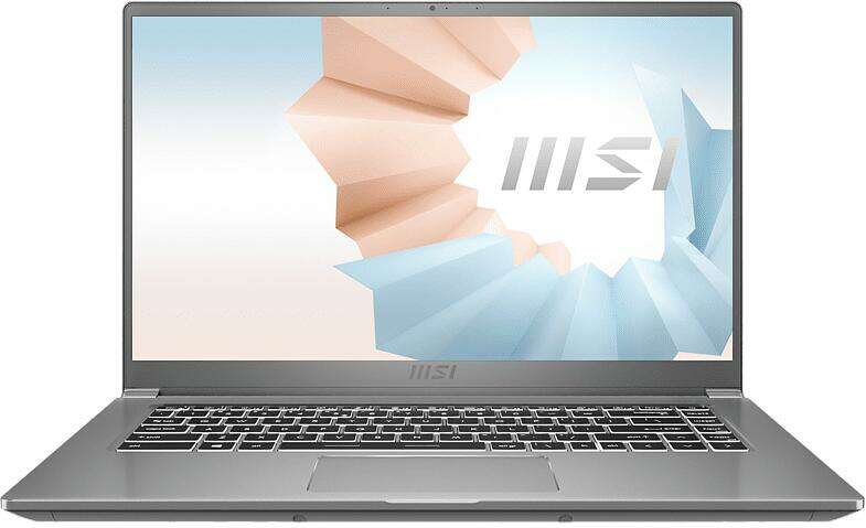 MSI Business Laptop Modern 15 A11MU-662, 15.6" FHD, i3-1115G4, 8GB, 512GB M.2, INT, NOOS, Szürke, 9S7-155266-662