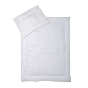 Fehér baba ágynemű szett, takaró és párna - Ágynemű - baba