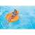 INTEX Pillow-back Pool-Schwimmring, orange, 137x122cm, Frau entspannt im Pool