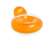 INTEX Pillow-back Pool-Schwimmring, orange, 137x122cm