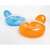 INTEX Pillow-back Pool-Schwimmring, blau, orange, 137x122cm
