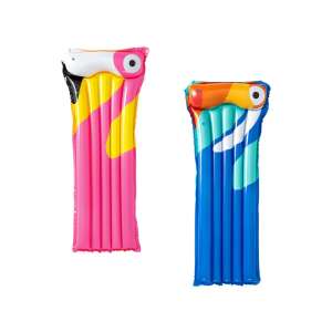 Bestway Strandmatratze (44021) aufblasbare Tukan Pool Float, pink und blau - Strandartikel