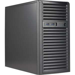 Supermicro CSE-731I-404B Mini Tower Computergehäuse, schwarz, 400W - Computergehäuse