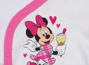 Disney rövid ujjú Body - Minnie Mouse #fehér-rózsaszín 30831936 Body-k - Lány