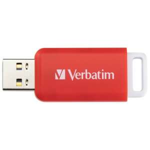 Verbatim DataBar USB flash meghajtó 16 GB USB A típus 2.0 Vörös 58586155 