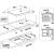 Diagrama dimensiunilor plitei Whirlpool WS Q2160 NE