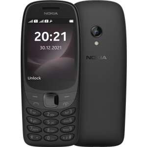 Nokia 6310 Dual Mobiltelefon, Fekete 91268788 
