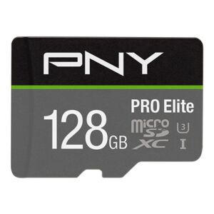 PNY PRO Elite 128GB microSDXC UHS-I Memóriakártya fényképezőgépekhez és okostelefonokhoz - PNY