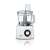 Bosch MultiTalent 8 food processor, white and grey, front view
