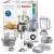 Bosch MultiTalent 8 food processor, white and grey, with all accessories, in box