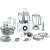 Bosch MultiTalent 8 food processor, white and grey, with all accessories