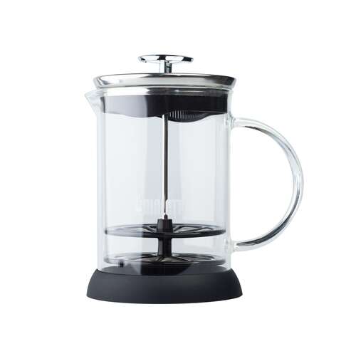 Bialetti 0004410 French Press Kaffeemaschine, 1 Liter, Schwarz, Transparent
