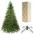 Springos 210 cm realistic artificial spruce Christmas tree with stand and box